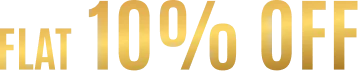 Flat 10% off