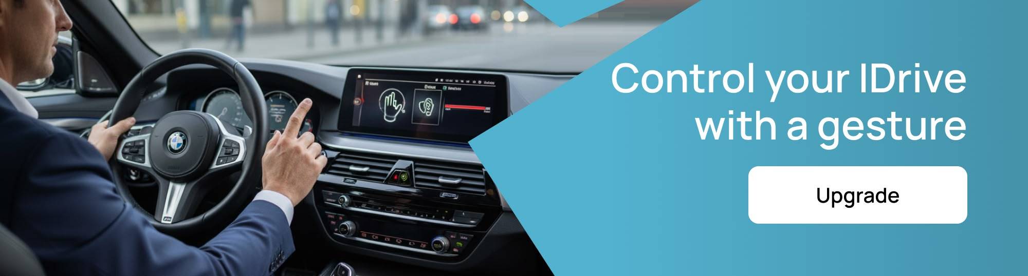 Gesture control banner