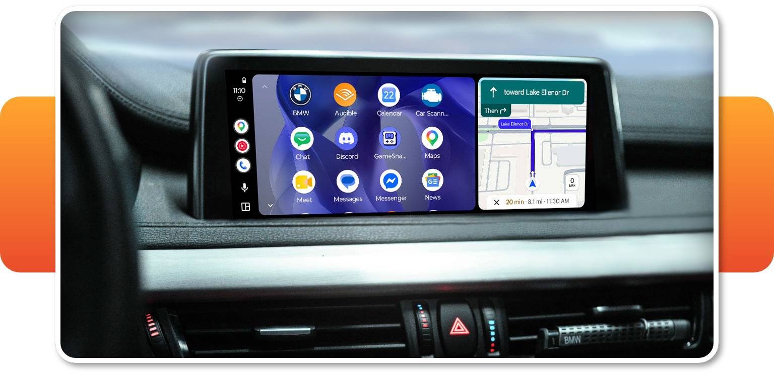 BMW Android Auto Full Screen Mode