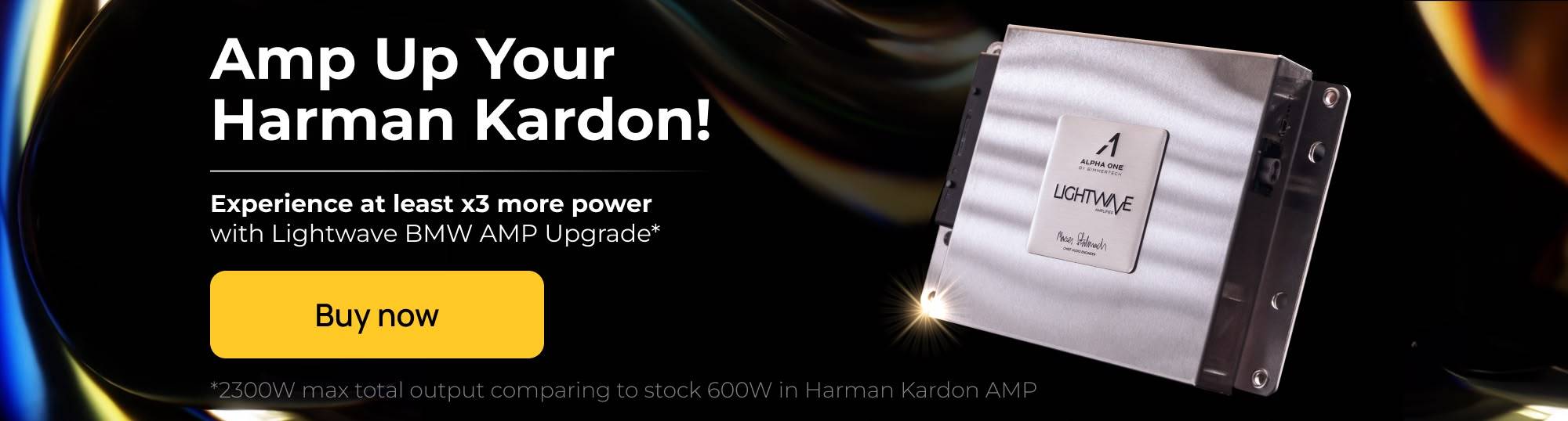 G01 audio system Lightwave upgrade banner