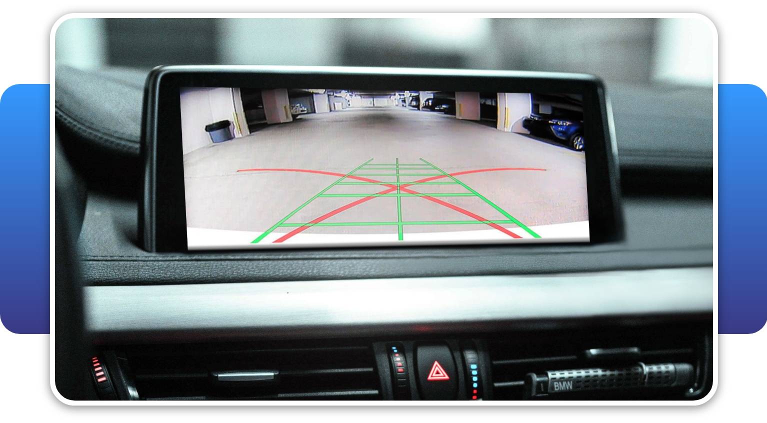 Rear View Camera Image Displayed In Full-Screen