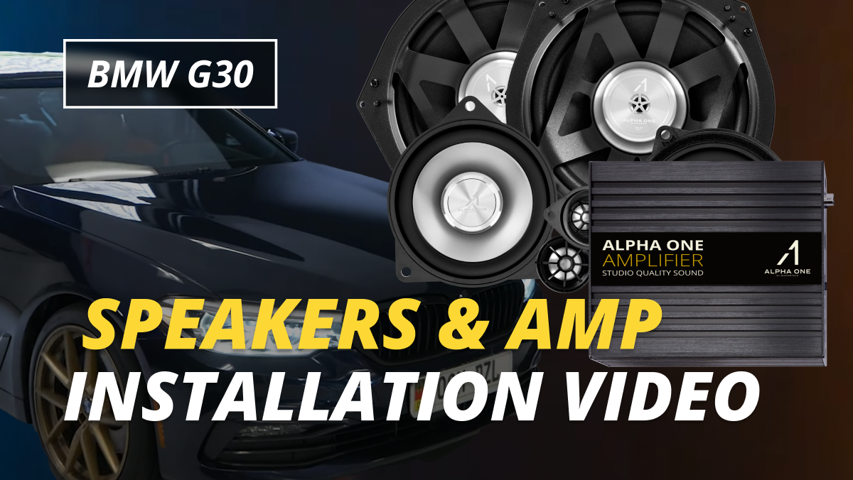 BMW F10 Sound System Upgrade: Speakers & Amplifier