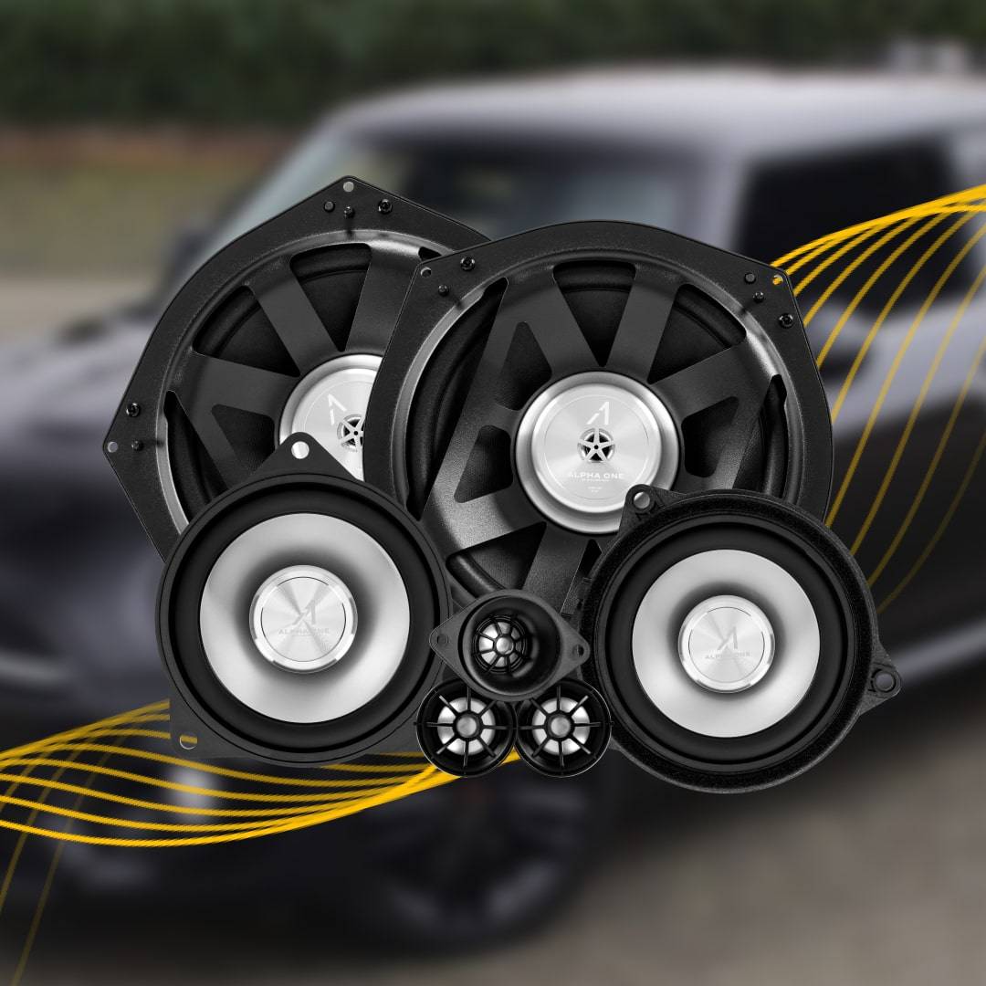 Alpha One Front Door Midrange Speakers