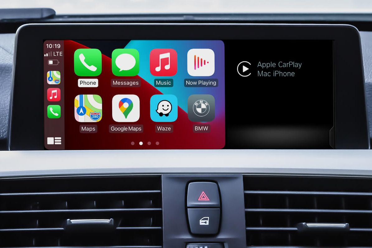 Apple CarPlay spli-screen