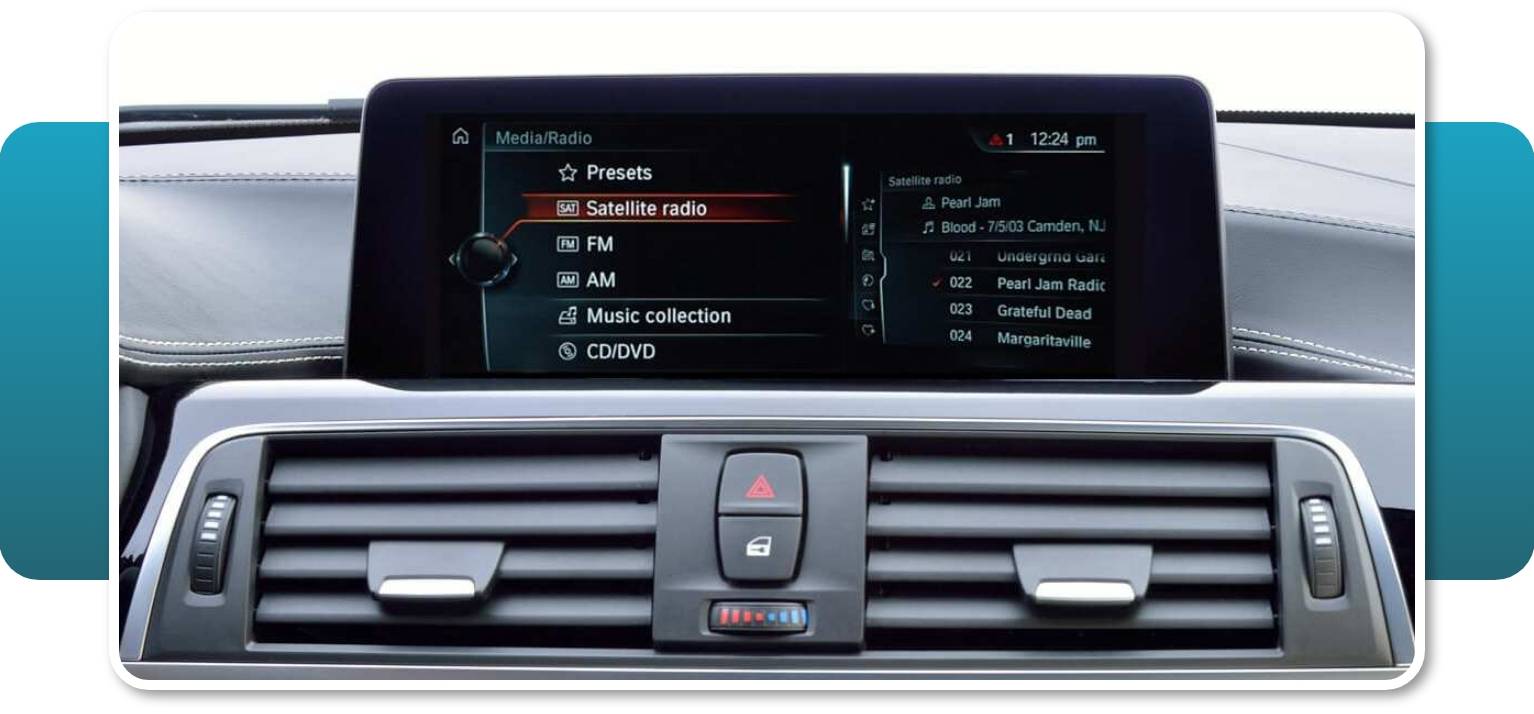 SiriusXM Using Via BMW iDrive System