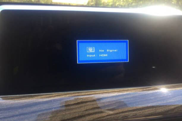 A 2016 BMW X1 F48 iDrive with a Sony Blu-ray player