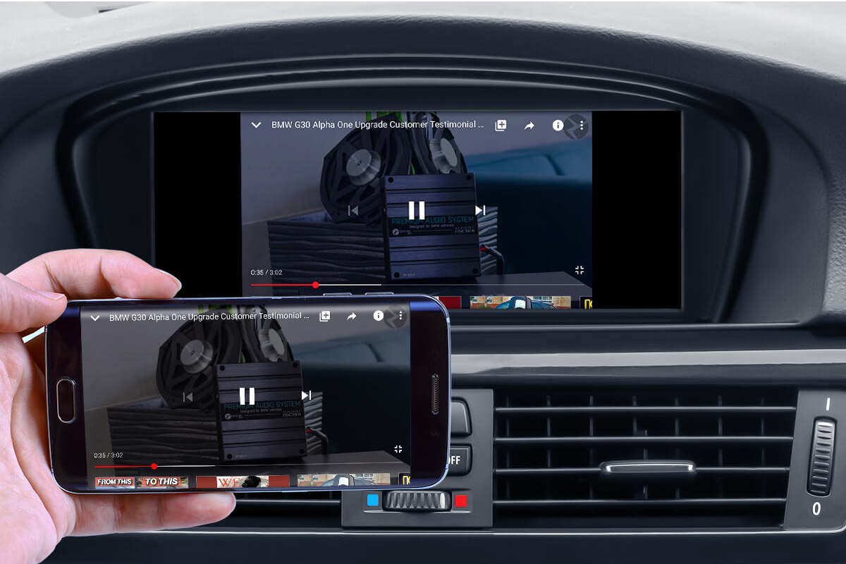 BMW screen mirroring