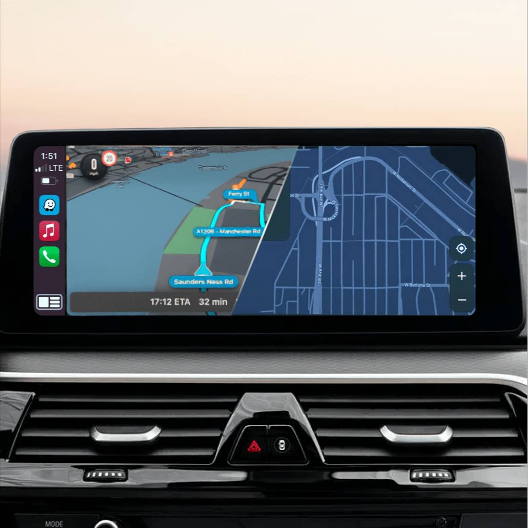 Waze vs Google Maps in BMW
