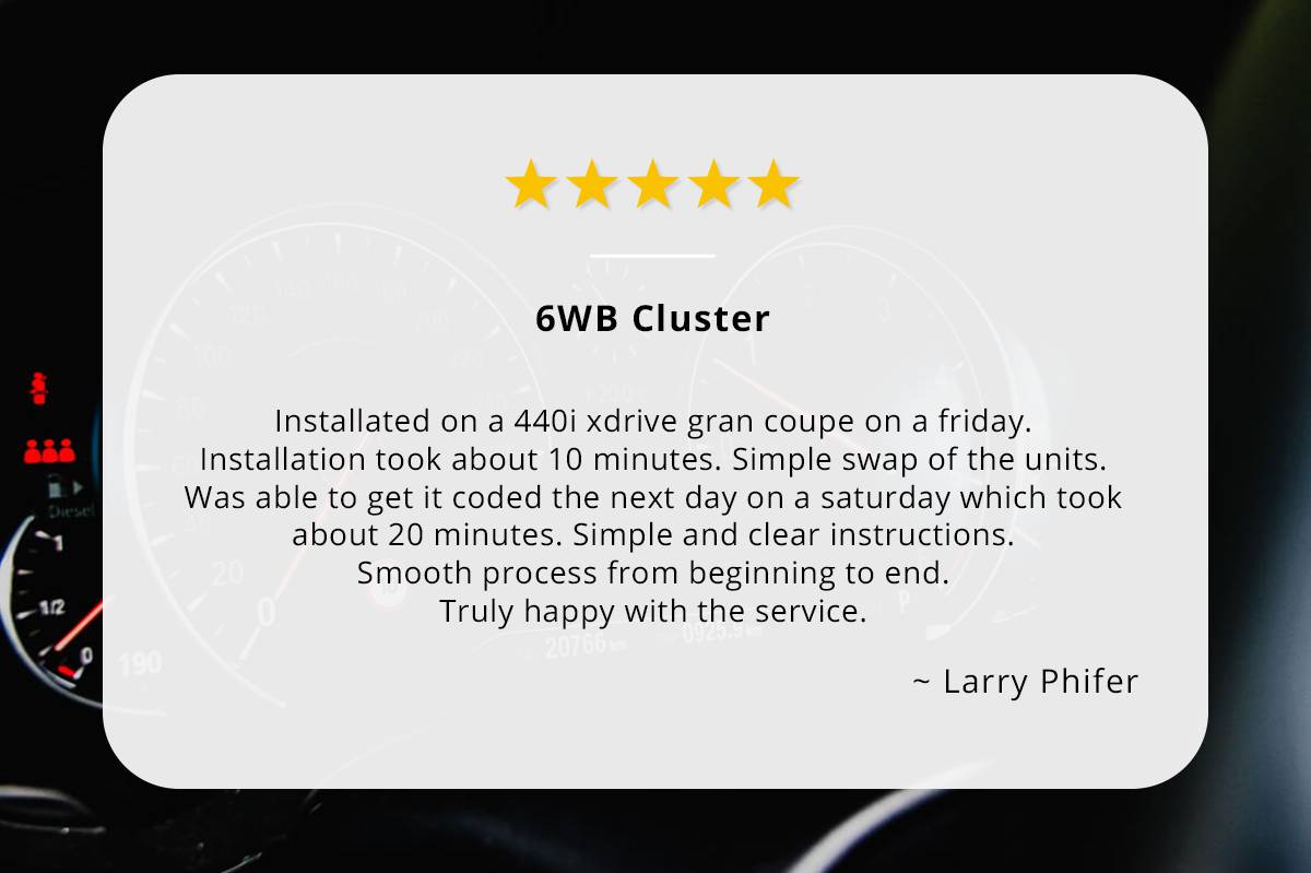 6WB Cluster review