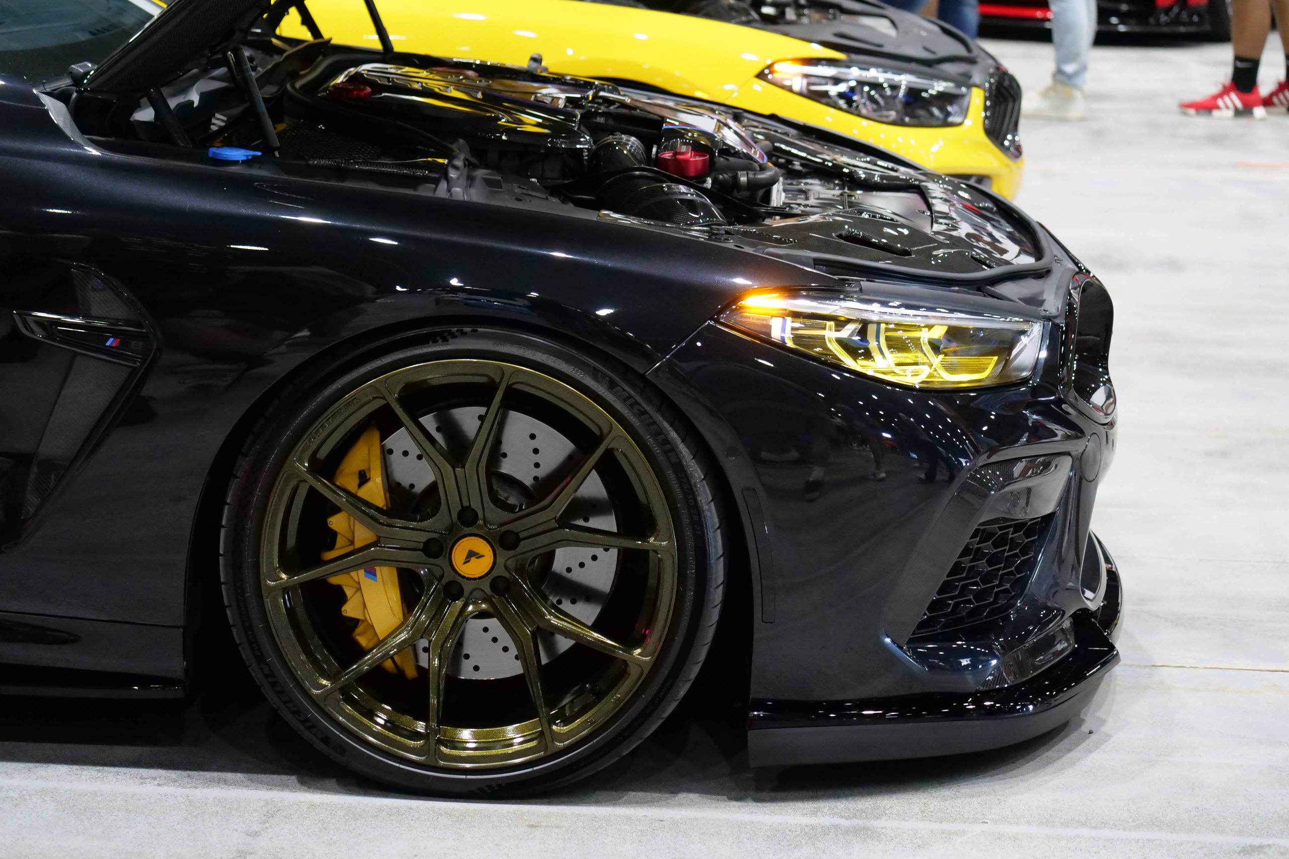 BMW M Yellow Brake Caliper