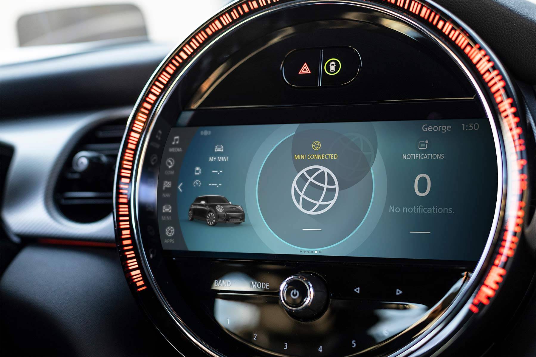 Latest MINI Connected interface