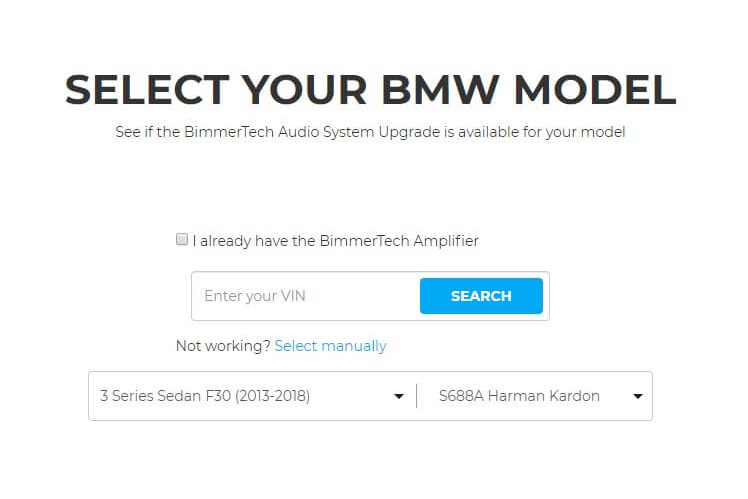 actualización de audio para BMW F30