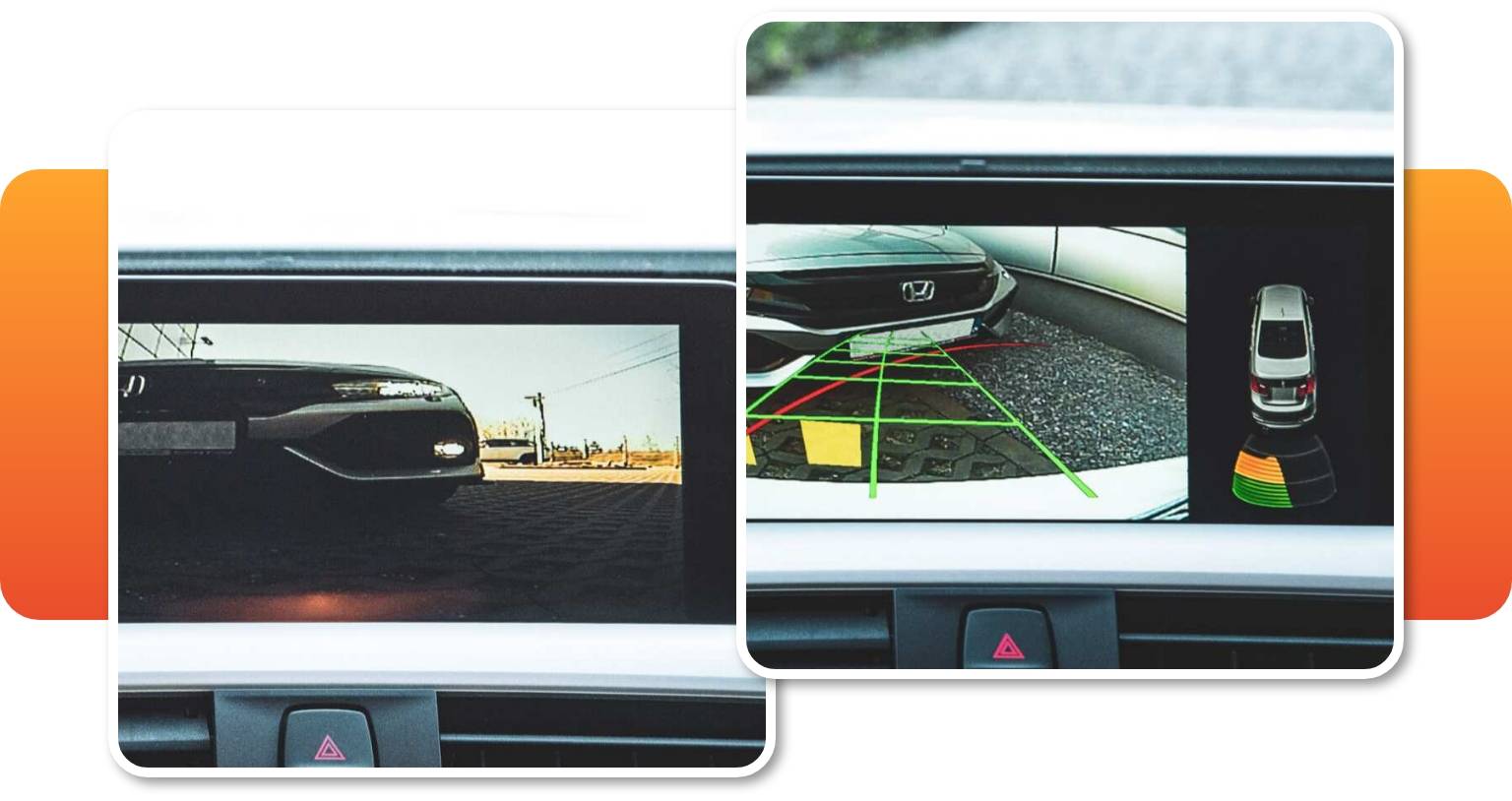 MMI Prime integration with front and rear view cameras