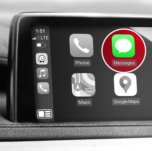 Messages on Apple Carplay